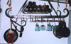 forged iron pot rack