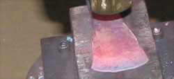 forging an adze iron, step 11