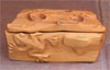 hand carved wooden box