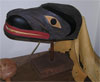 carving of wood mask
