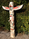 totem pole carving