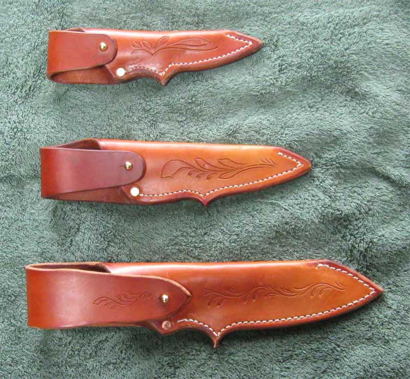 sheaths for North Bay Forge bushcraft knives