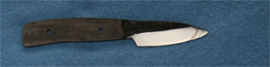a small blade for whittling and general camp use. 