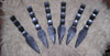 set of custom throwing knives