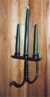 iron candle holder