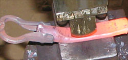forging an adze iron, step 4