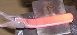 forging an adze iron, step 6