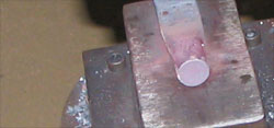 forging an adze iron, step 8