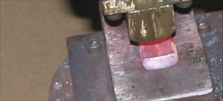 forging an adze iron, step 9