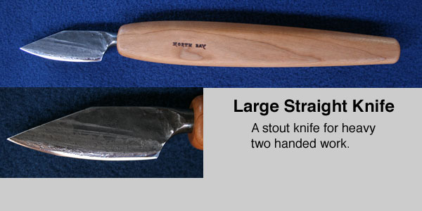 Any serious woodcarver will tell you it's no fun carving with a dull knife. 
	Cheap knives don't stay sharp. Poor quality knives have been responsible for discouraging many novice 
	carvers. These very finely bevelled knives come razor sharp and stay that way with minimal care.